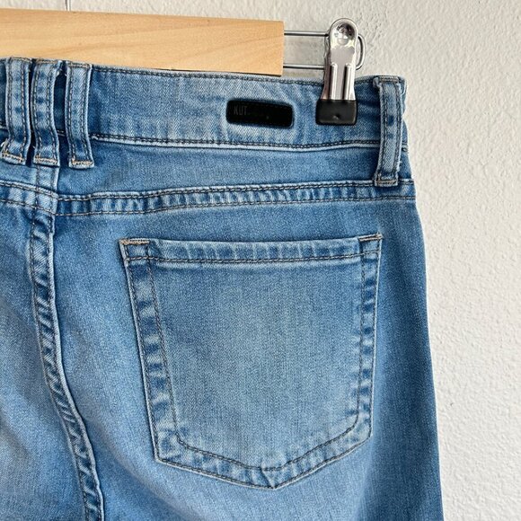 Kut From the Kloth Jeans Catherine Boyfriend Light Wash Denim Stretch - Picture 7 of 10